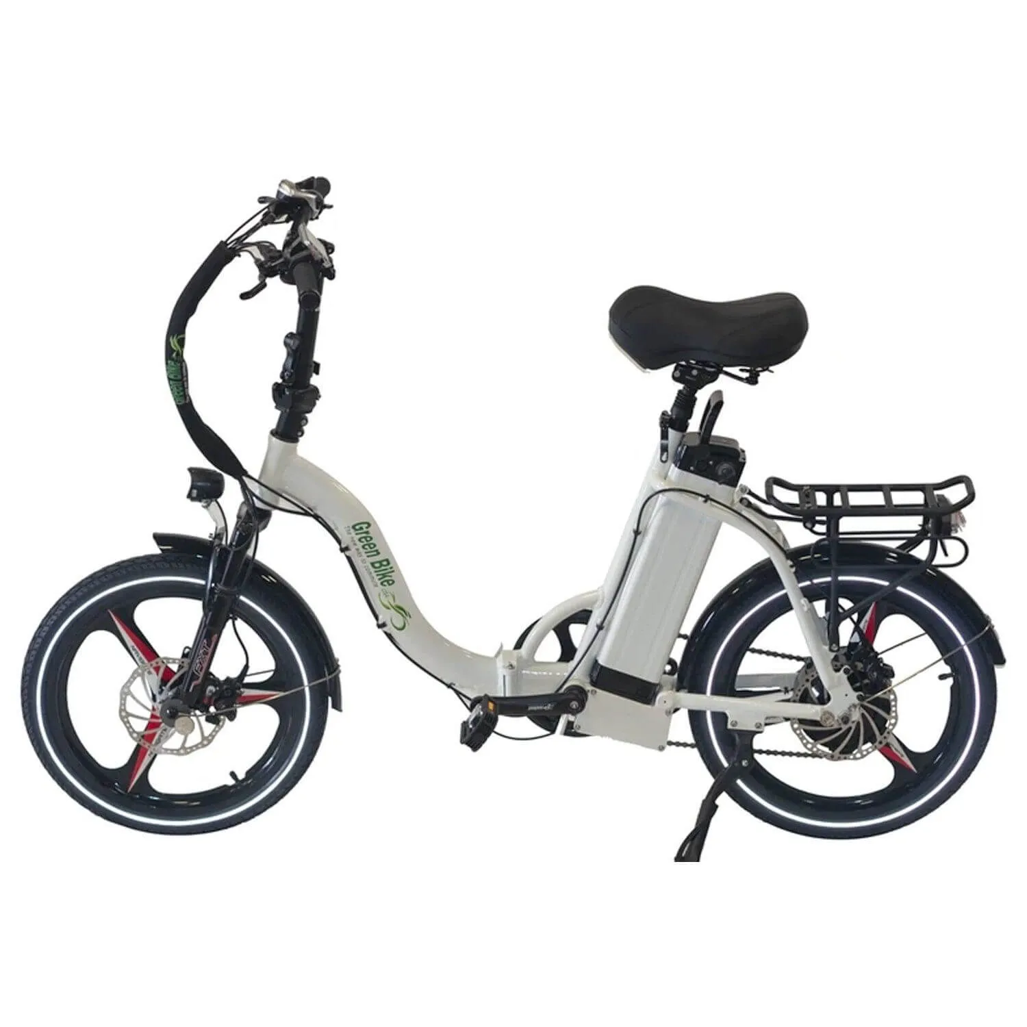 Green Bike USA GB500 Folding Low Step All Terrain Electric Bike