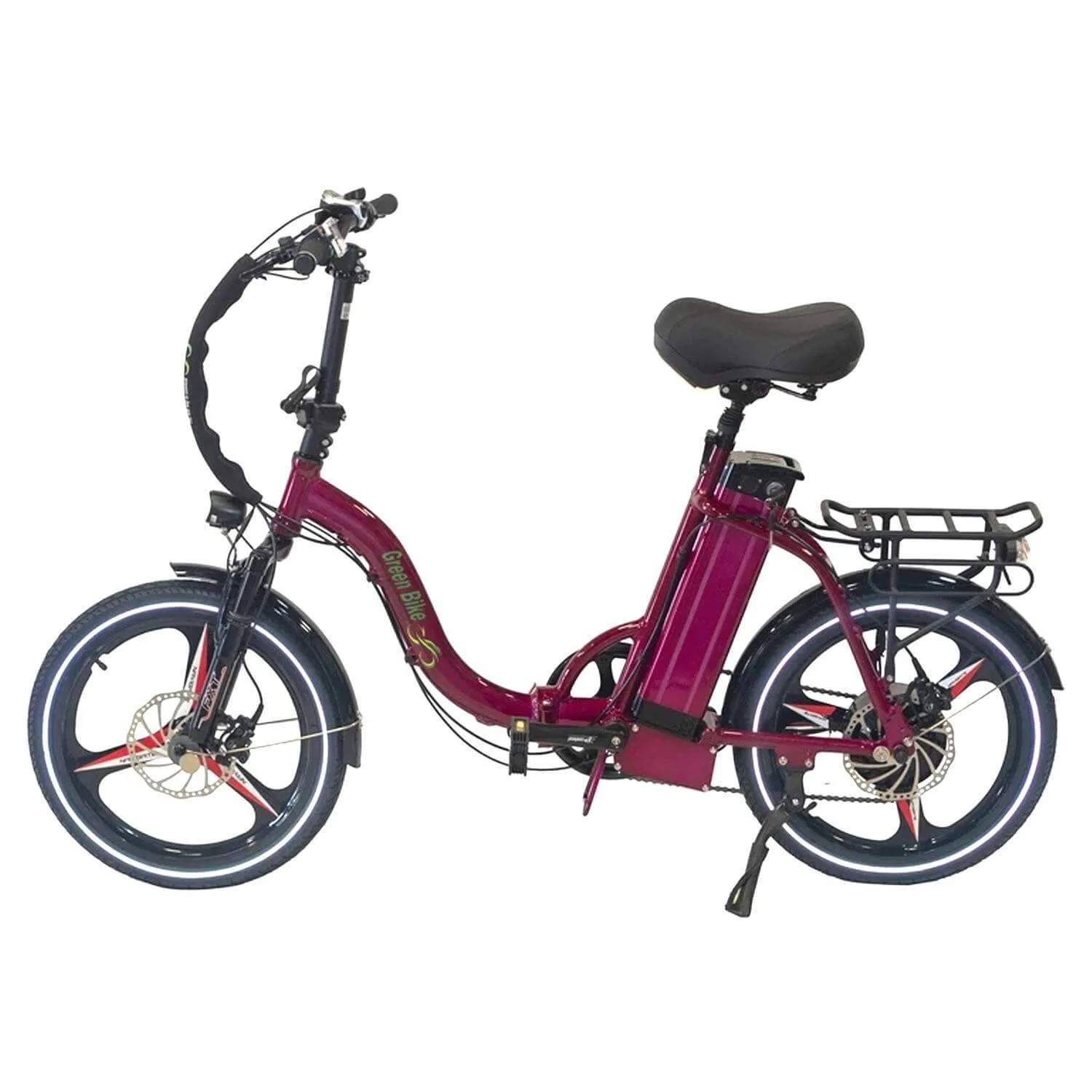 Green Bike USA GB500 Folding Low Step All Terrain Electric Bike