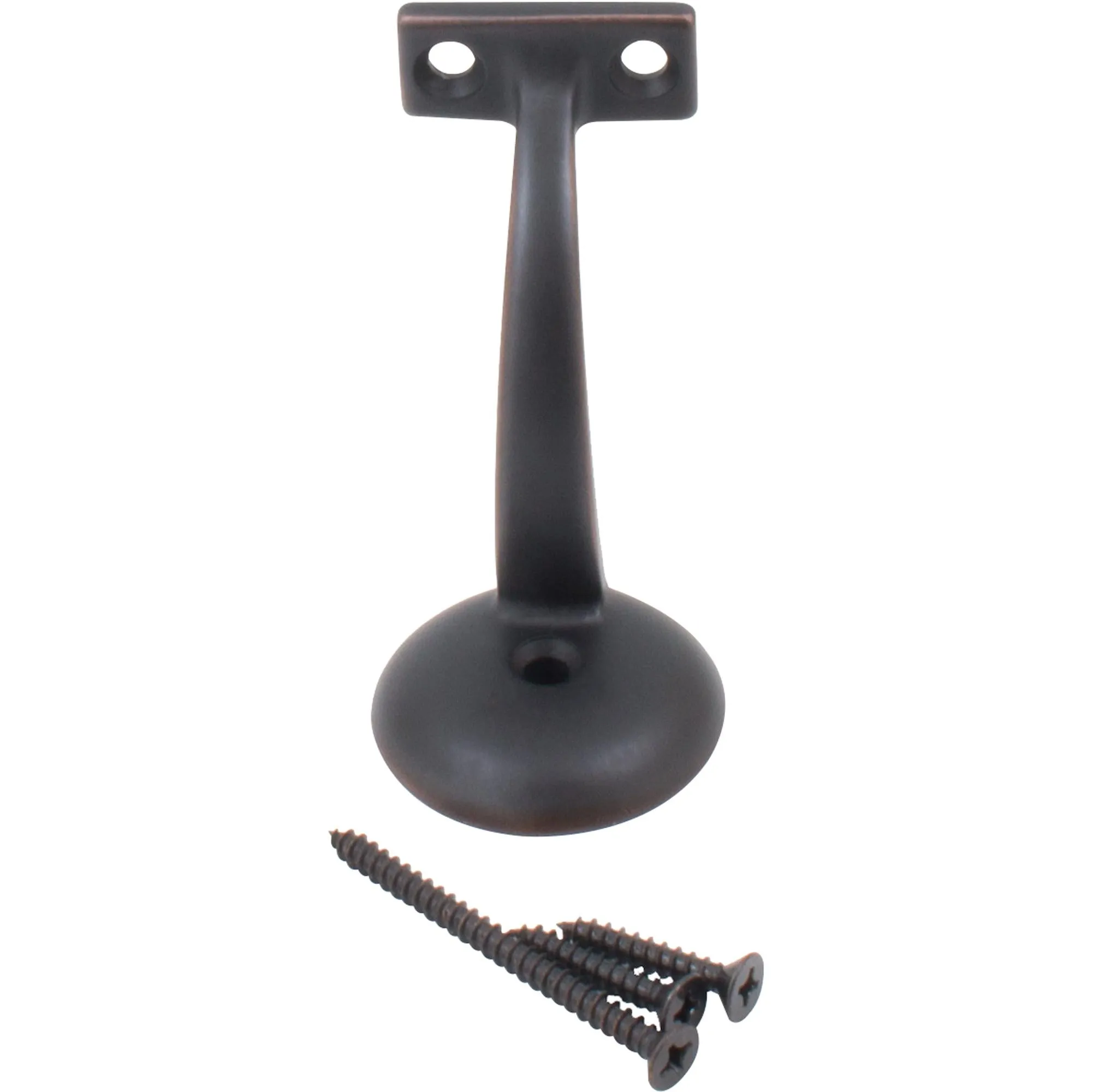 Heavy-Duty Extended Round Base Handrail Brackets
