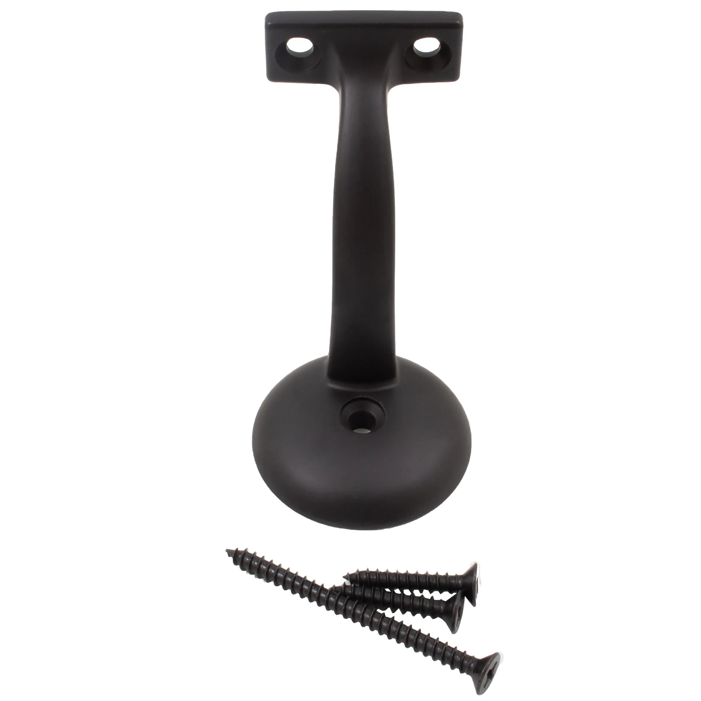 Heavy-Duty Extended Round Base Handrail Brackets