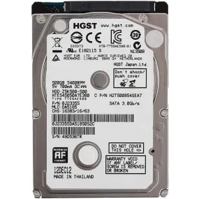 HGST 500GB 2.5 Inch Internal Laptop Hard Drive (Original Used)