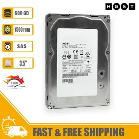 HGST Ultrastar (SAS) 3.5" Internal HD 600GB 15krpm 0B23663 HUS156060VLS600