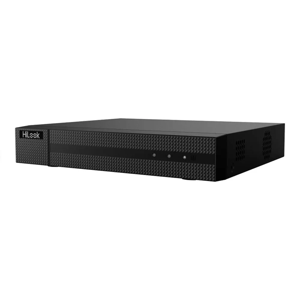 HiLook NVR-104MH-C/4P 4-Channel 4K NVR | 1 SATA interfaces for HDD connection (up to 8 TB capacity per HDD),  H.265  compression