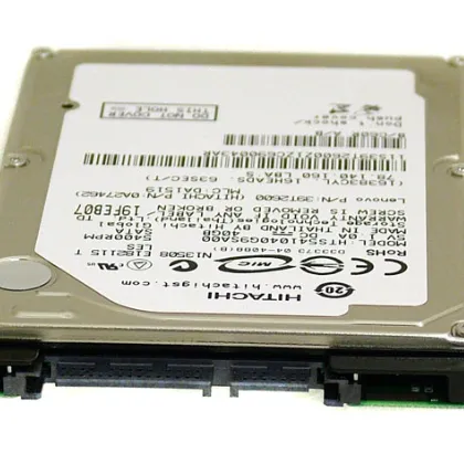 Hitachi 40GB 5400RPM 2.5" SATA 1.5Gbps Hard Drive HTS541040G9SA00 Lenovo 39T2600