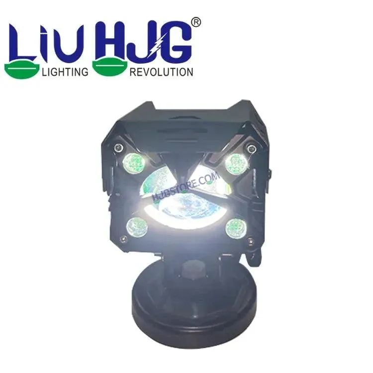 HJG P24 Lens Foglight NEW MEGA DRIVE Fog Light For Bike/Car/Thar/Jeep ( Cool White, 60W each * 2 = 120W Total ) - Pack of 2 P24 HJG Foglight with Multi DRL
