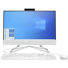 HP 22-df0000ne All in One Desktop, 22-Inch Display, 10 Gen Intel Core i3, 4GB RAM, 1TB HDD, Intel UHD Graphics, EN-AR KB - White
