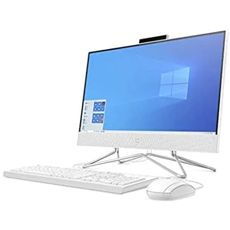 HP 22-df0000ne All in One Desktop, 22-Inch Display, 10 Gen Intel Core i3, 4GB RAM, 1TB HDD, Intel UHD Graphics, EN-AR KB - White