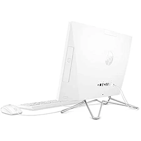 HP 22-df0000ne All in One Desktop, 22-Inch Display, 10 Gen Intel Core i3, 4GB RAM, 1TB HDD, Intel UHD Graphics, EN-AR KB - White