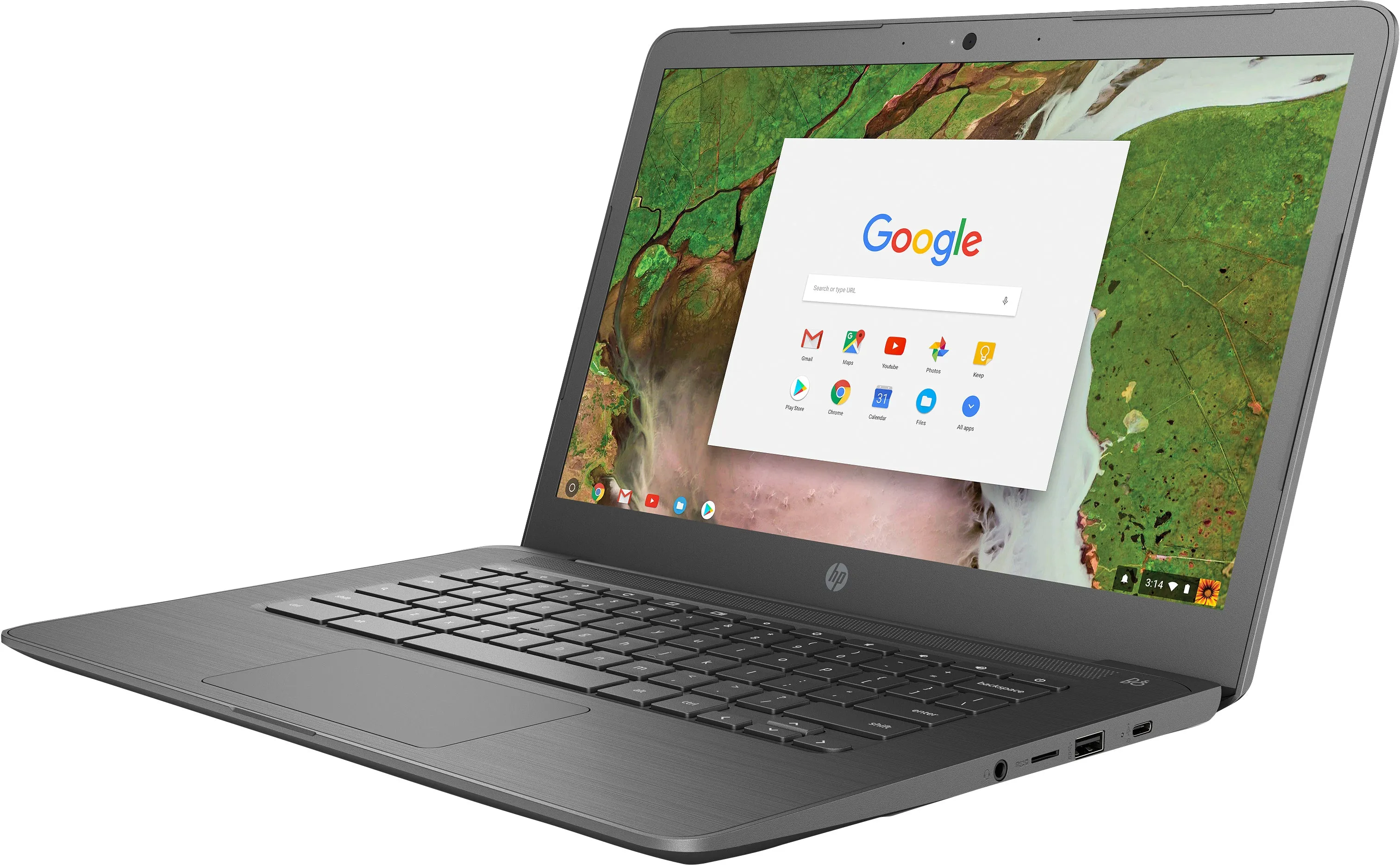 HP Chromebook 14 G5 14" LCD Chromebook Intel Celeron N3350 1.10GHz 4GB RAM 16GB SSD Chrome OS 3NU63UT#ABA