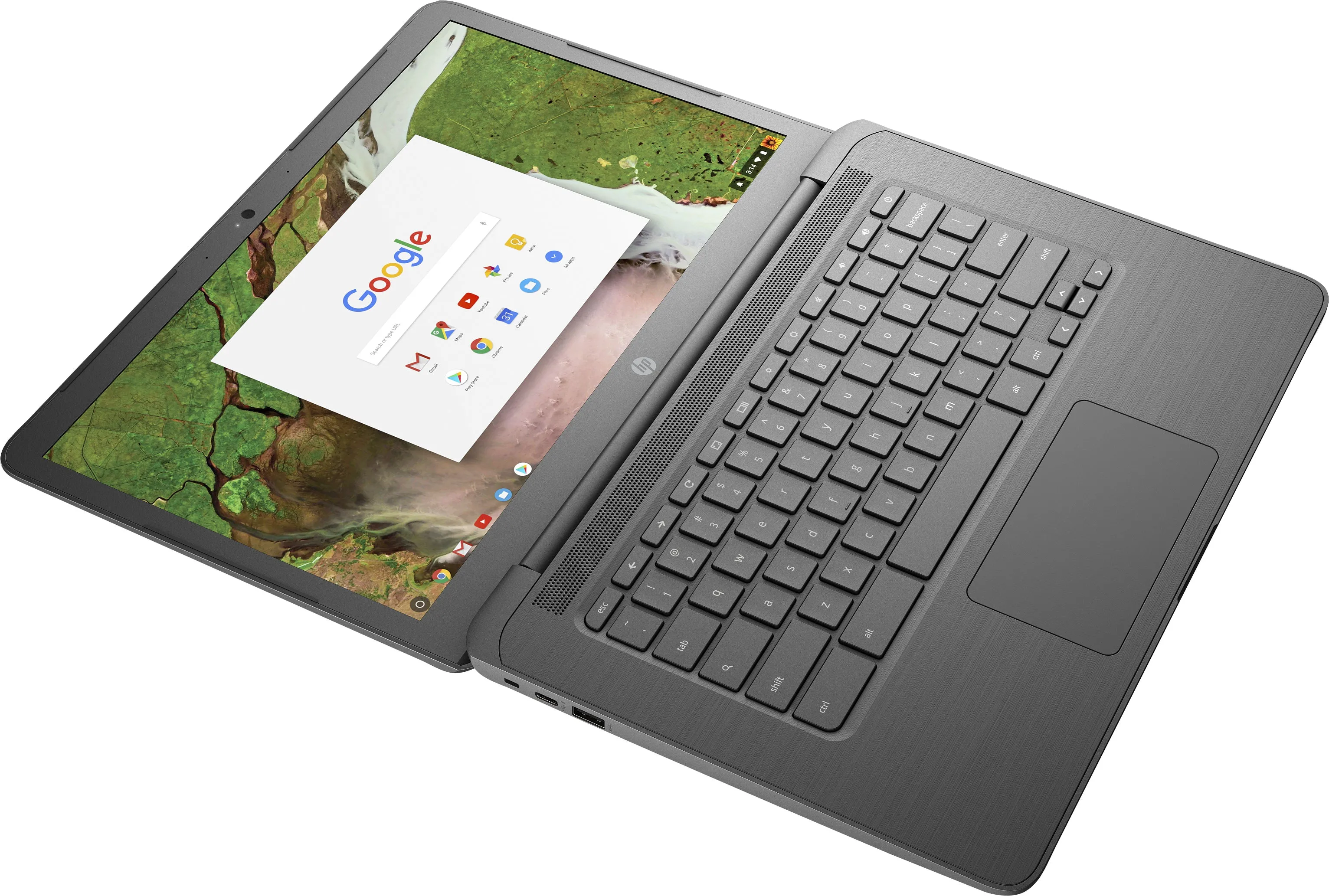 HP Chromebook 14 G5 14" LCD Chromebook Intel Celeron N3350 1.10GHz 4GB RAM 16GB SSD Chrome OS 3NU63UT#ABA