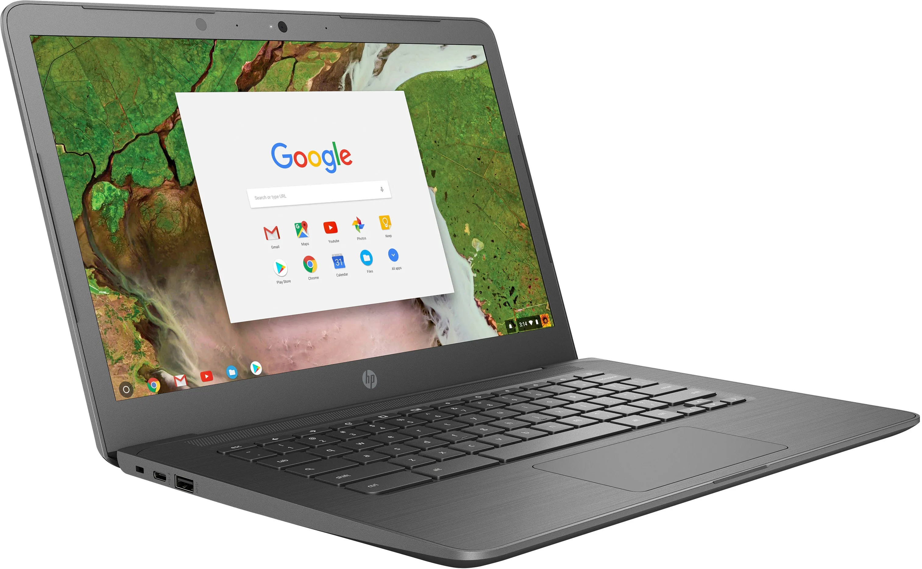 HP Chromebook 14 G5 14" LCD Chromebook Intel Celeron N3350 1.10GHz 4GB RAM 16GB SSD Chrome OS 3NU63UT#ABA