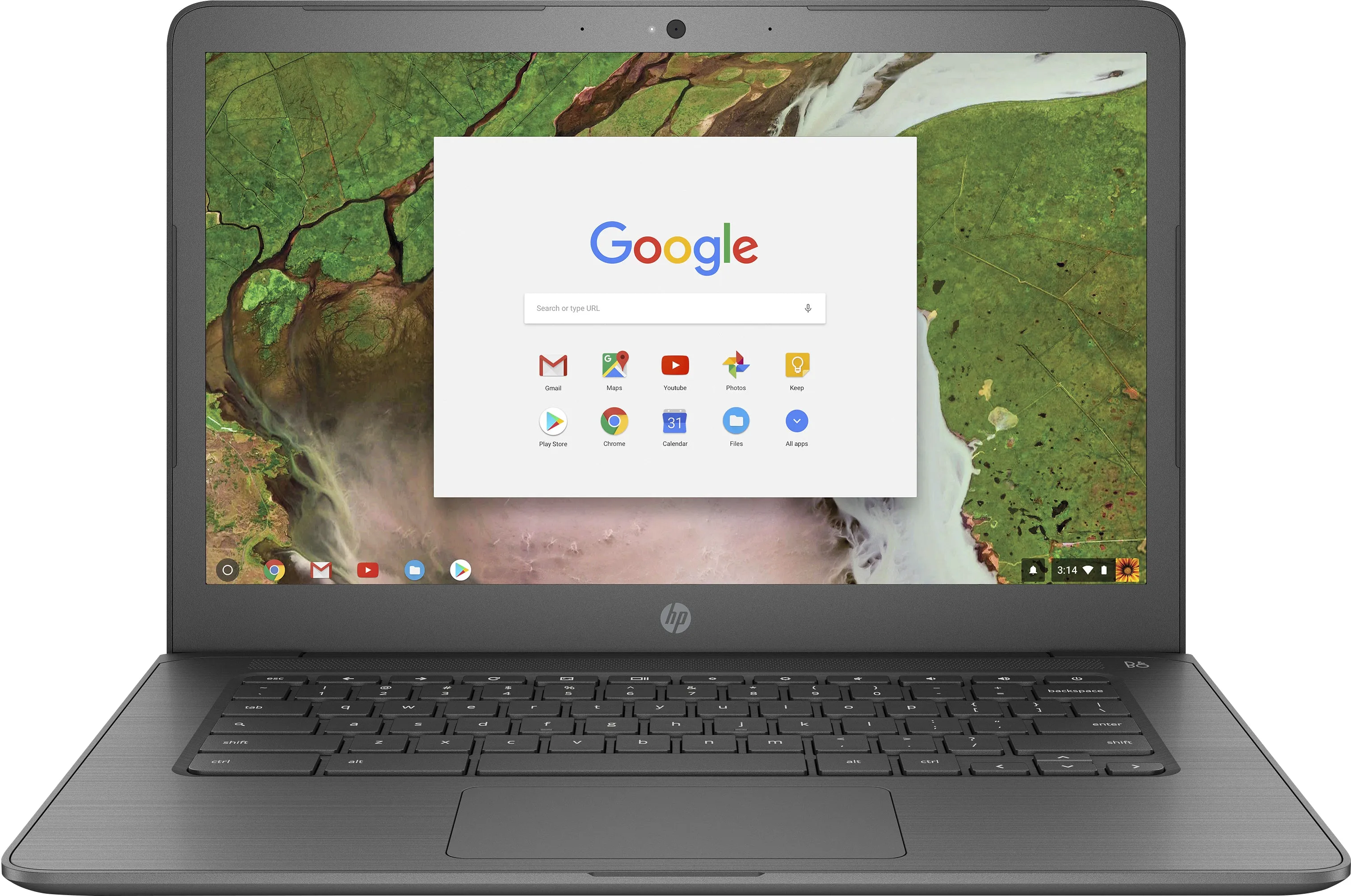 HP Chromebook 14 G5 14" LCD Chromebook Intel Celeron N3350 1.10GHz 4GB RAM 16GB SSD Chrome OS 3NU63UT#ABA