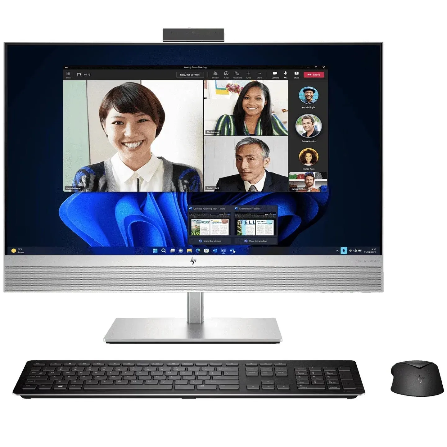 HP EliteOne All-In-One 870 G9 27" i5-14500 16GB 512GB WiFi Win11 Pro Desktop Computer