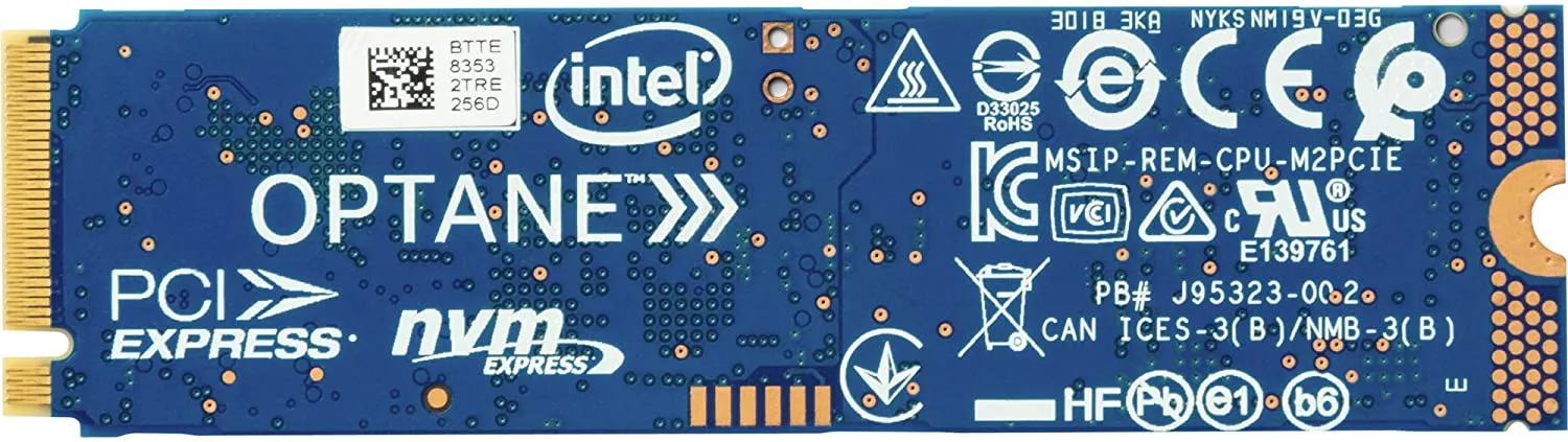 HP Intel Optane H10 512GB Solid State Drive, PCIE 3.0 x4 - 6VF55AT