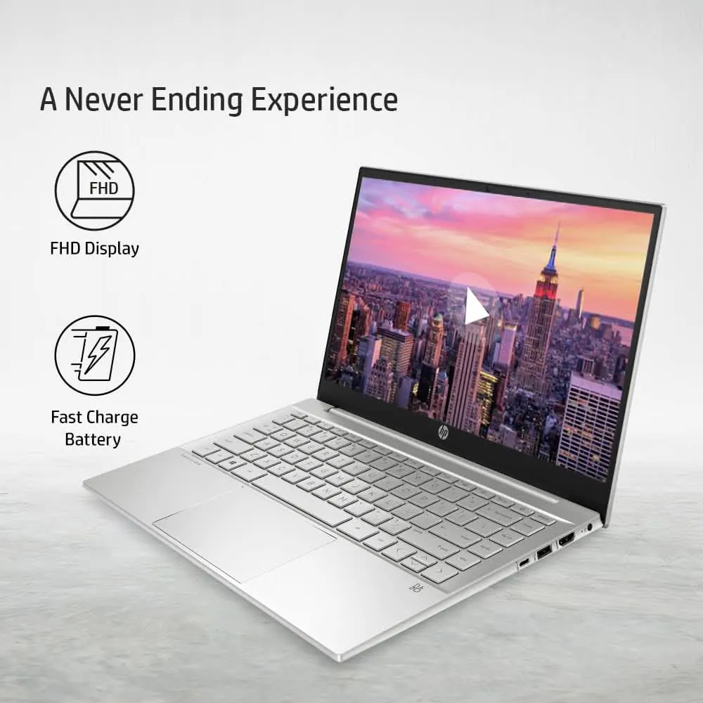 HP PAVILION 14-EC0035AU LAPTOP (AMD RYZEN 5 5500U/8GB/512GB SSD/AMD RADEON GRAPHICS/WINDOWS 10/FHD/MSO), 35.6 CM (14 INCH)