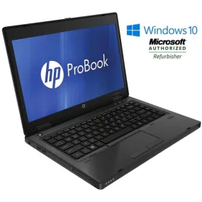 HP ProBook 6470b 14” HD (720p) - Intel Core i5-3320m @ 2.6GHz (3rd Gen) / 14" LED / 16GB RAM / 256GB SSD HDD / Windows 10 Professional x64 / USB 3.0   WiFi   Bluetooth - Grade A (Certified Refurbished) - 1 Year Warranty