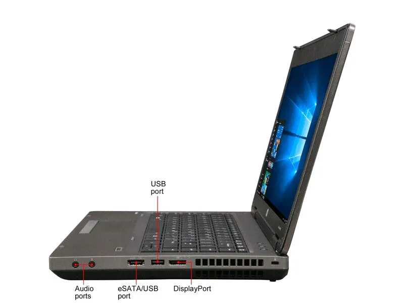 HP ProBook 6470b 14” HD (720p) - Intel Core i5-3320m @ 2.6GHz (3rd Gen) / 14" LED / 16GB RAM / 256GB SSD HDD / Windows 10 Professional x64 / USB 3.0   WiFi   Bluetooth - Grade A (Certified Refurbished) - 1 Year Warranty