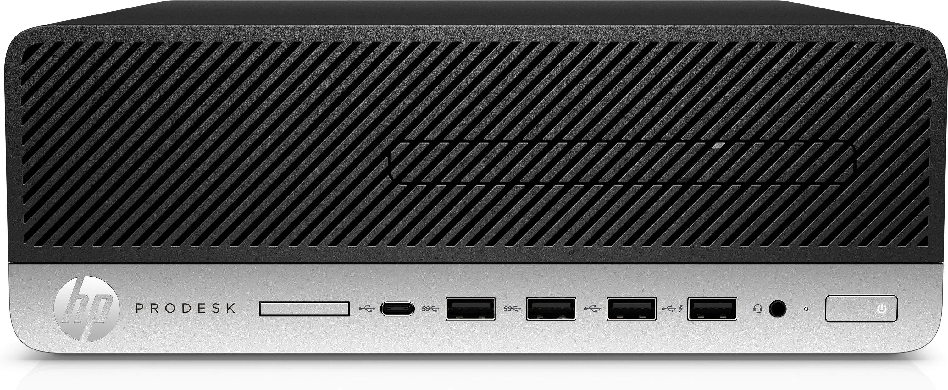 HP ProDesk 600-G4 SFF Desktop PC, Intel i3-8100, 3.60GHz, 4GB RAM, 500GB HDD, Win10P - 4HJ84UT#ABA