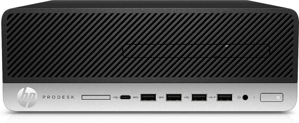 HP ProDesk 600-G4 SFF Desktop PC, Intel i5-8500, 3.0GHz, 8GB RAM, 500GB HDD, Win10P - 9WW55UW#ABA