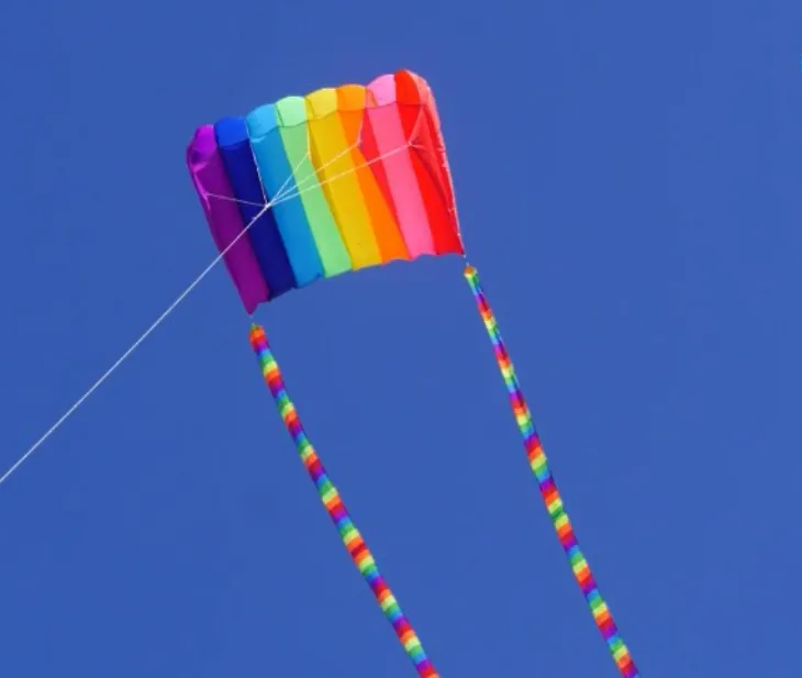 huge inflatable rainbow kite