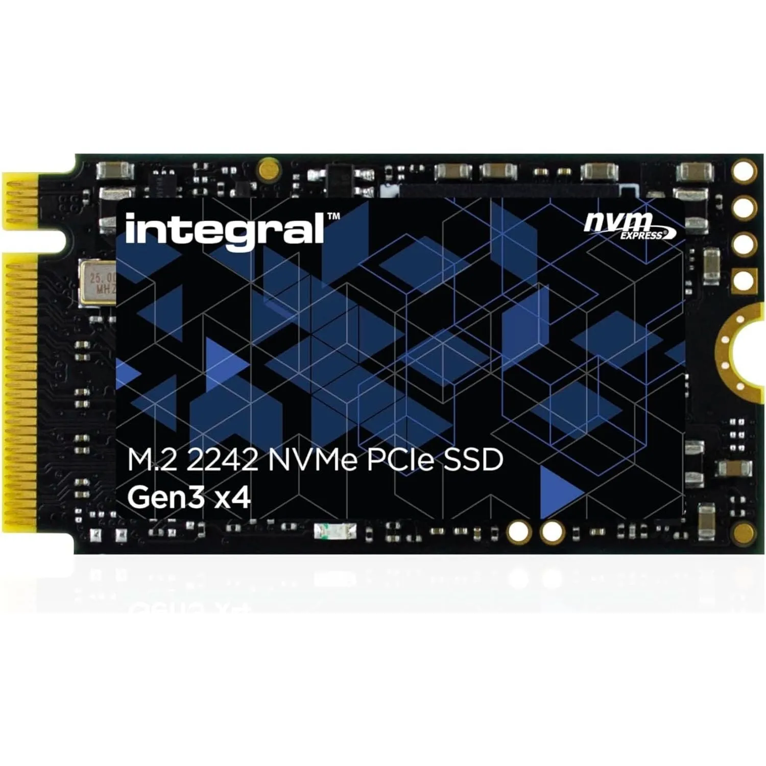 Integral 512GB M.2 NVMe 2242 PCIe Gen3 x4 SSD – READ speed up to 3300MB/s, WRITE speed up to 2700MB/s – Internal Solid State Drive. PC, NUC, Ultra-thin laptop and tablet compatible