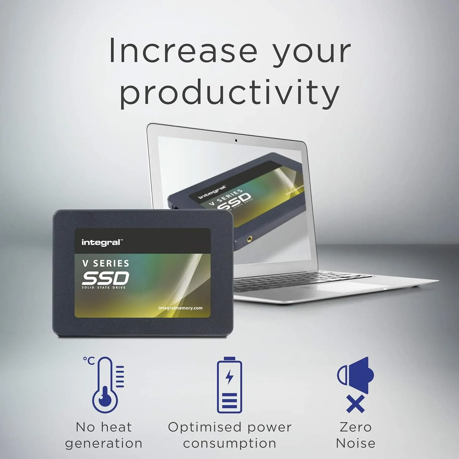 Integral V Series 2 480GB SATA III 2.5 Internal SSD, Up To 520MB/S Read 470MB/S Write, INSSD480GS625V2, Solid State Hard Drive