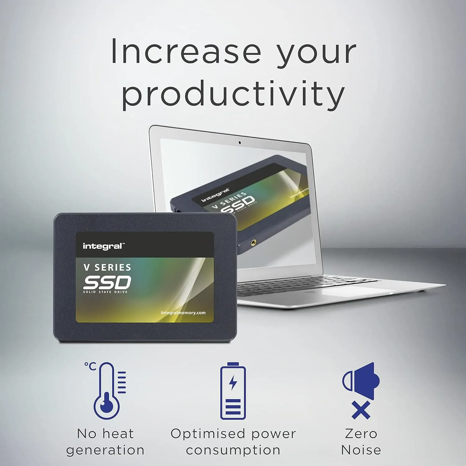 Integral V Series 960GB SATA III 2.5 Inch Internal SSD, up to 530MB/s Read, 500MB/s Write