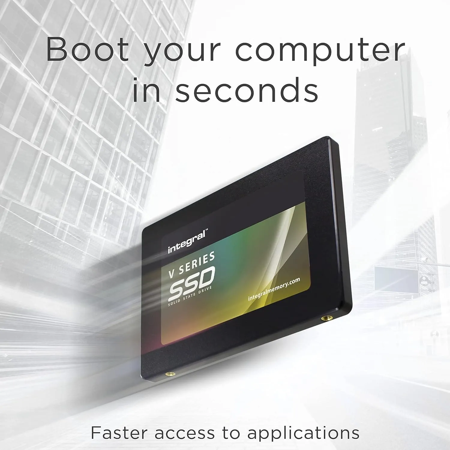 Integral V Series S 480GB 2.5" SATA III SSD (Solid State Drive)- Achieve Speeds up to 540MB/s Read, 500MB/s Write for PC and Laptop Upgrades