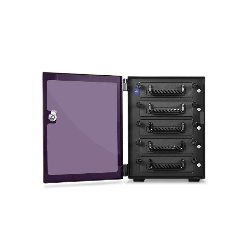 iStarUSA EAGE540TG-PM 5-bay SATA 6.0 Gb/s eSATA-Port Multiplier Hotswap JBOD Enclosure 150W PSU