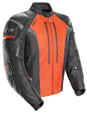 Joe Rocket Atomic 5.0 Men's Black And Orange Textile Jacket
