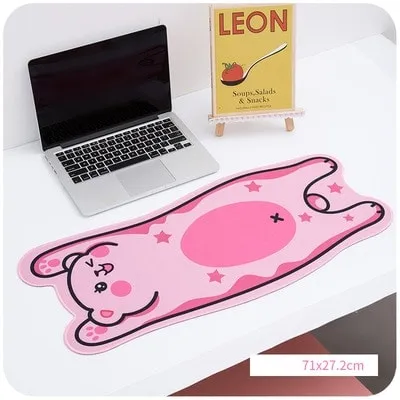 Kawaii Strawberry Bear Desk Pad