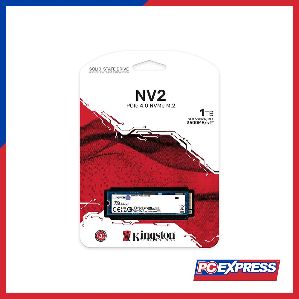 KINGSTON 1TB NV2 PCIE NVME M.2 (SNV2S/1000G) Solid State Drive