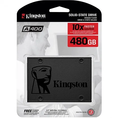 Kingston A400 - 480GB Internal SSD 2.5 Inch SATA -  SA400S37/480G
