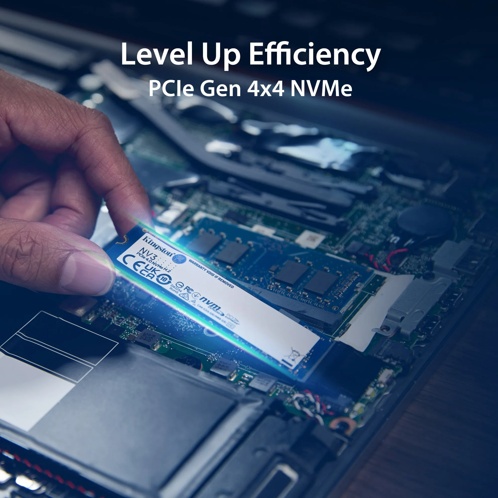 Kingston M.2 NV2/ NV3 NVMe PCIe Gen 4x4 M.2 2280 SSD  (250GB/ 500GB/ 1TB)