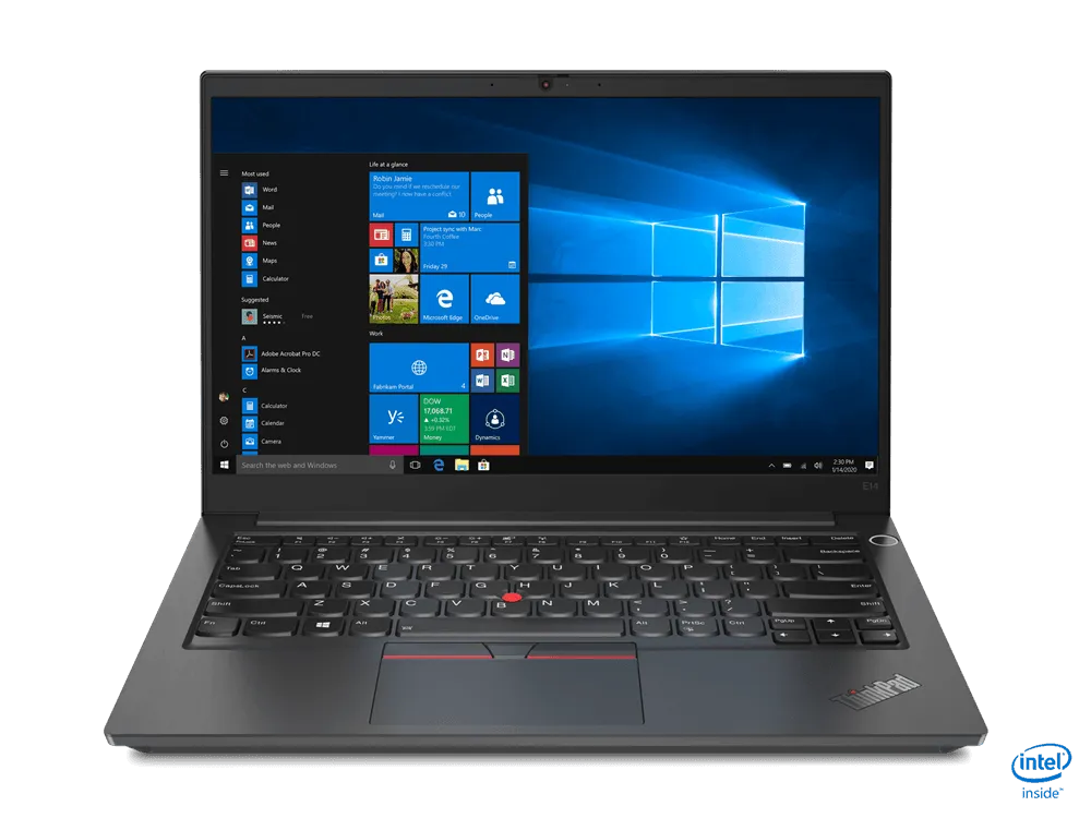 Lenovo Thinkpad E14 Gen 2 Laptop i7-1165G7 / 8GB / 512GB SSD 20TA004ESG (3 Years Manufacture Local Warranty In Singapore) -EOL