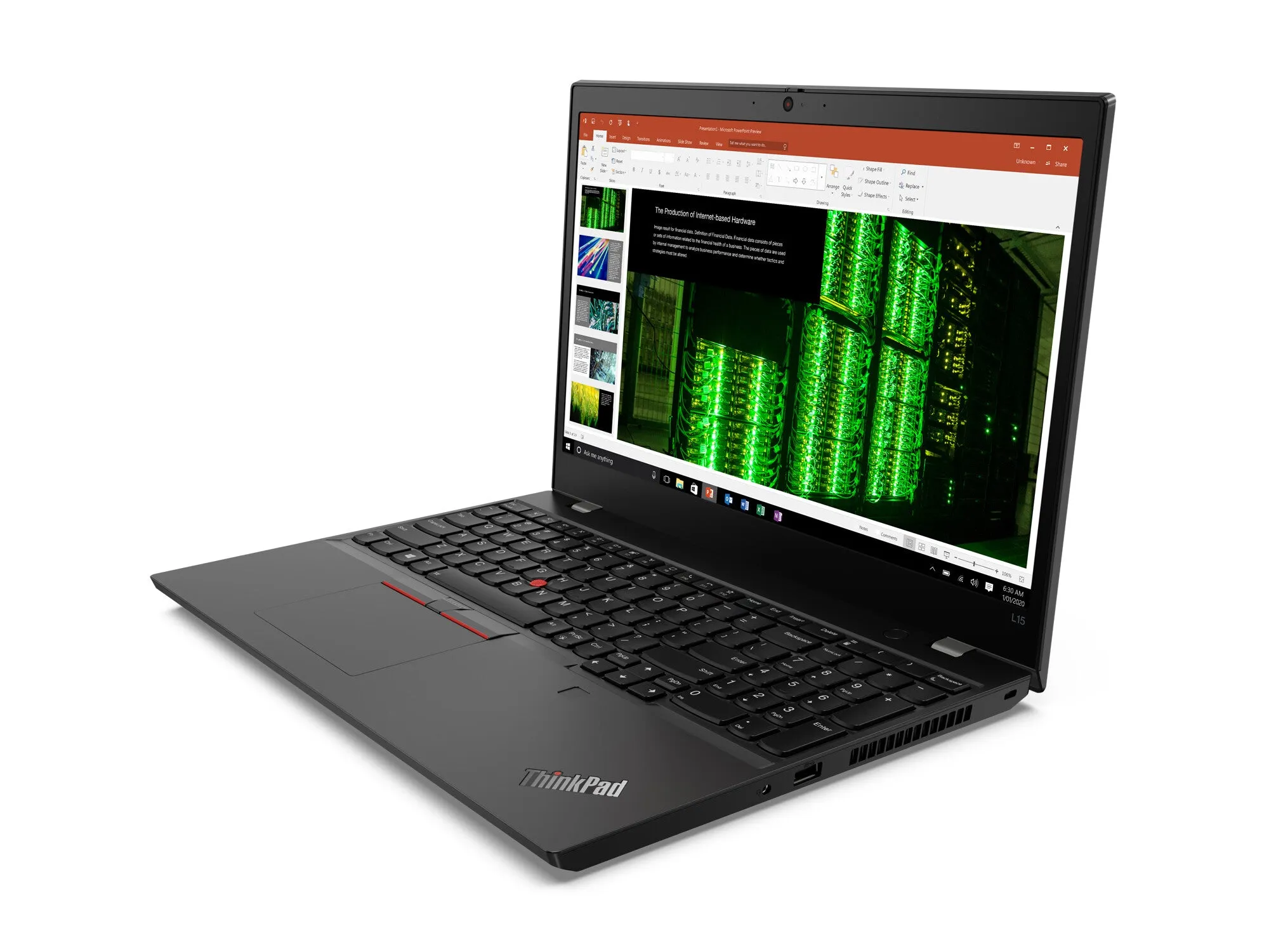Lenovo ThinkPad L15 Gen 1 (AMD) AMD Ryzen™ 5 PRO 4650U Laptop 39.6 cm (15.6") Full HD 8 GB DDR4-SDRAM 256 GB SSD Wi-Fi 6 (802.11ax) Windows 10 Pro Black
