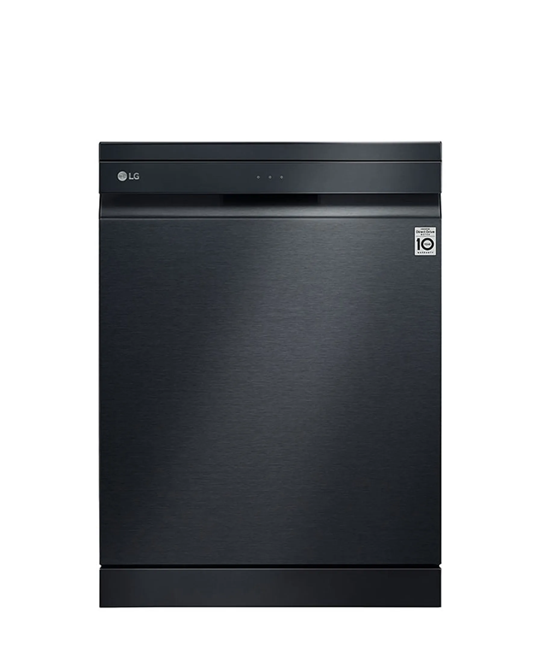 LG 14 Plate Matte Black QuadWash Steam Dishwasher - Black