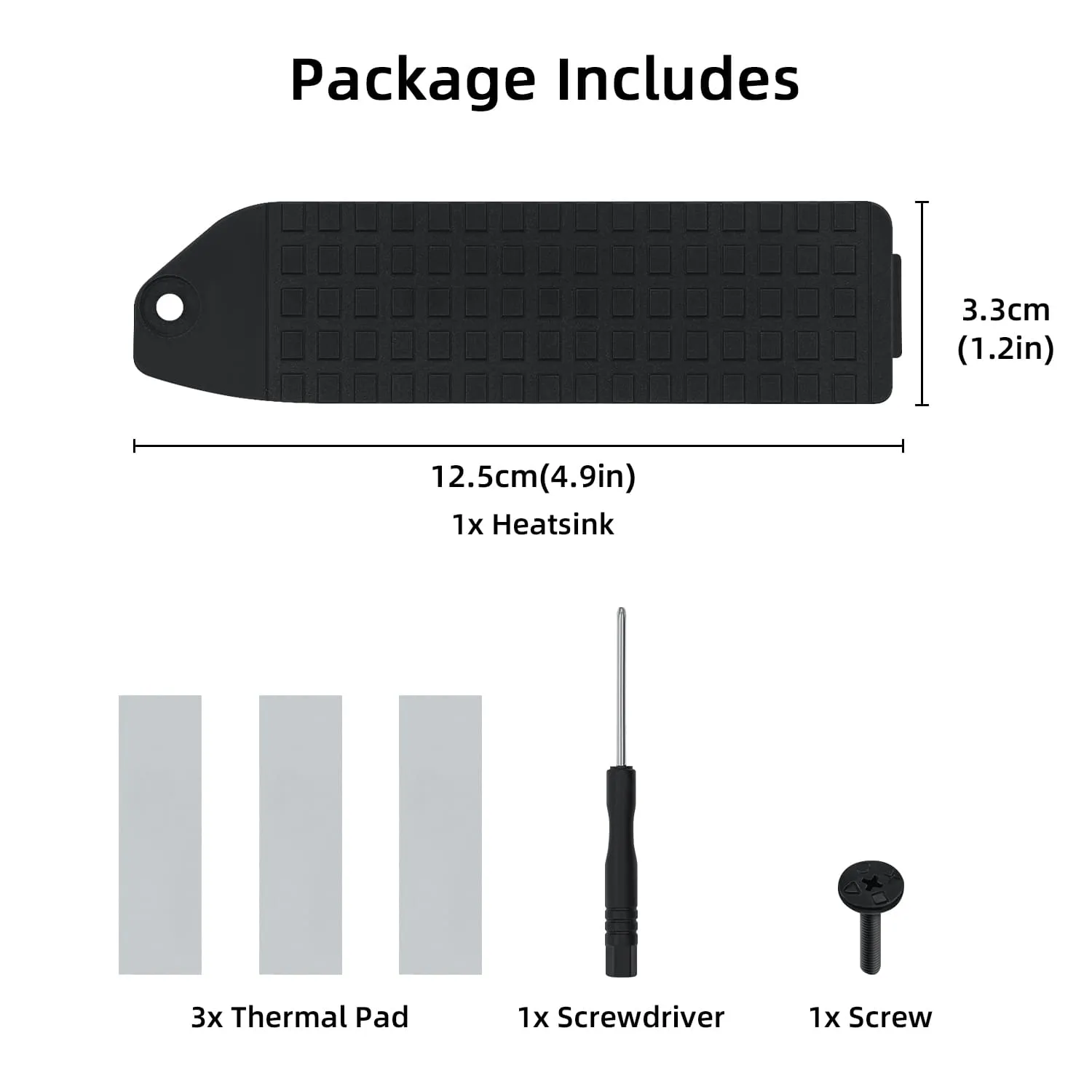 M.2 SSD Heatsink with Screwdriver for PS5 UHD/Digitial Edition Console(JYS-P5153)
