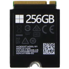 Microsoft M.2 NVMe 256GB SSD Internal Storage - (1911)