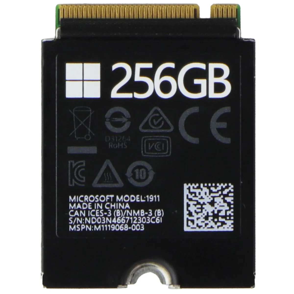 Microsoft M.2 NVMe 256GB SSD Internal Storage - (1911)