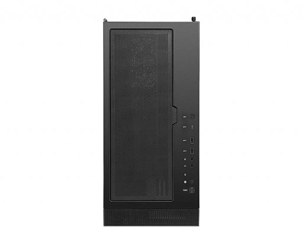 MSI MAG VAMPIRIC 300R Mid Tower Gaming Computer Case 'Black, 1x 120mm ARGB Fan, USB Type-C, Tempered Glass, Center, E-ATX, ATX, mATX, mini-ITX'