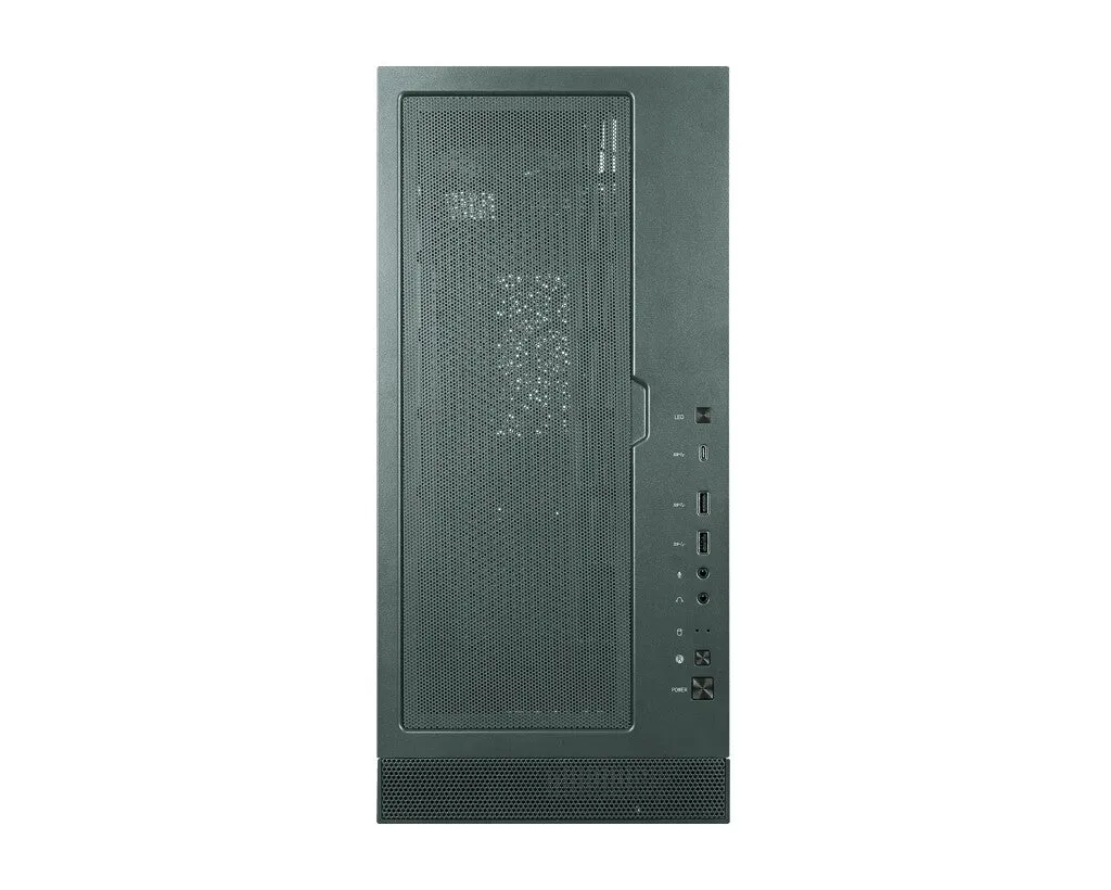 MSI MAG VAMPIRIC 300R MIDNIGHT GREEN Mid Tower Gaming Computer Case '1x 120mm ARGB Fan, USB Type-C, Tempered Glass, Center, E-ATX, ATX, mATX, mini-ITX'