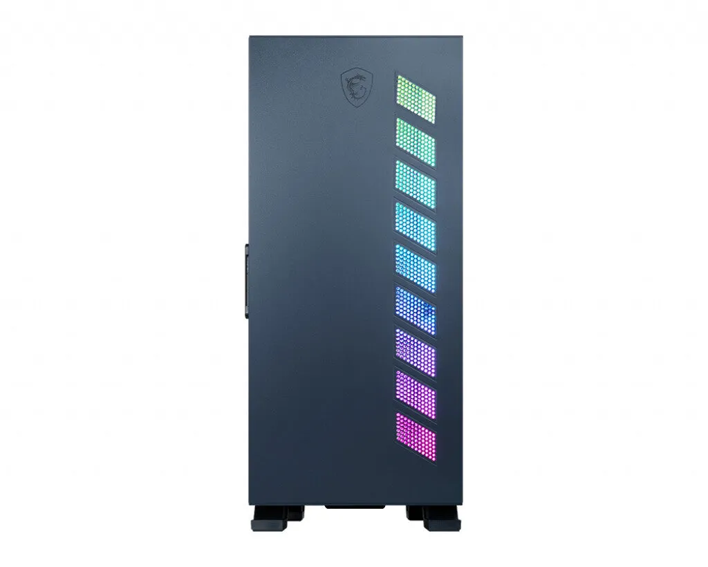 MSI MAG VAMPIRIC 300R PACIFIC BLUE Mid Tower Gaming Computer Case '1x 120mm ARGB Fan, USB Type-C, Tempered Glass, Center, E-ATX, ATX, mATX, mini-ITX'