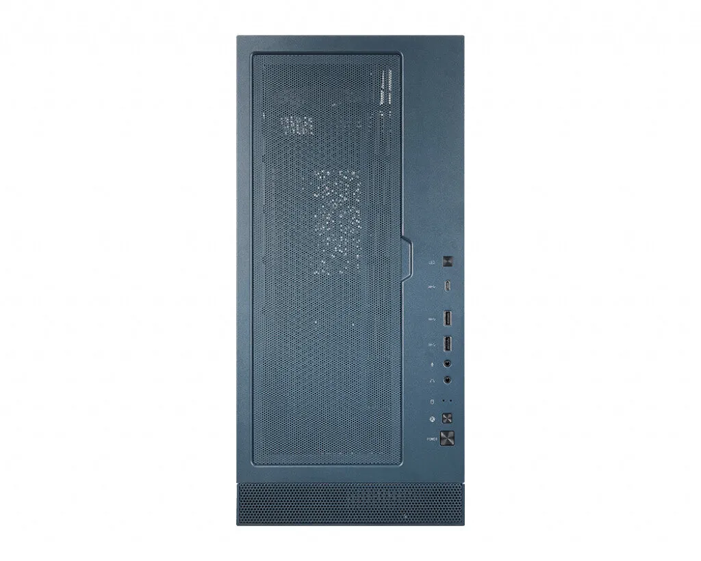 MSI MAG VAMPIRIC 300R PACIFIC BLUE Mid Tower Gaming Computer Case '1x 120mm ARGB Fan, USB Type-C, Tempered Glass, Center, E-ATX, ATX, mATX, mini-ITX'