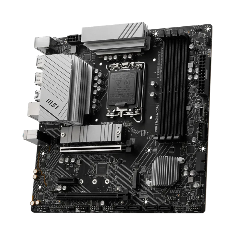 MSI PRO B760M-A DDR4 II ,LGA 1700 mATX Motherboard