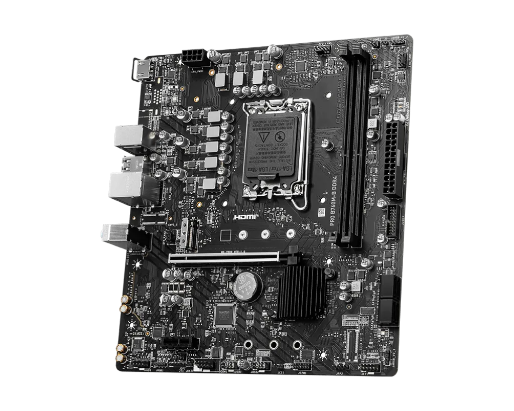 MSI PRO B760M-B DDR4,LGA 1700 mATX Motherboard