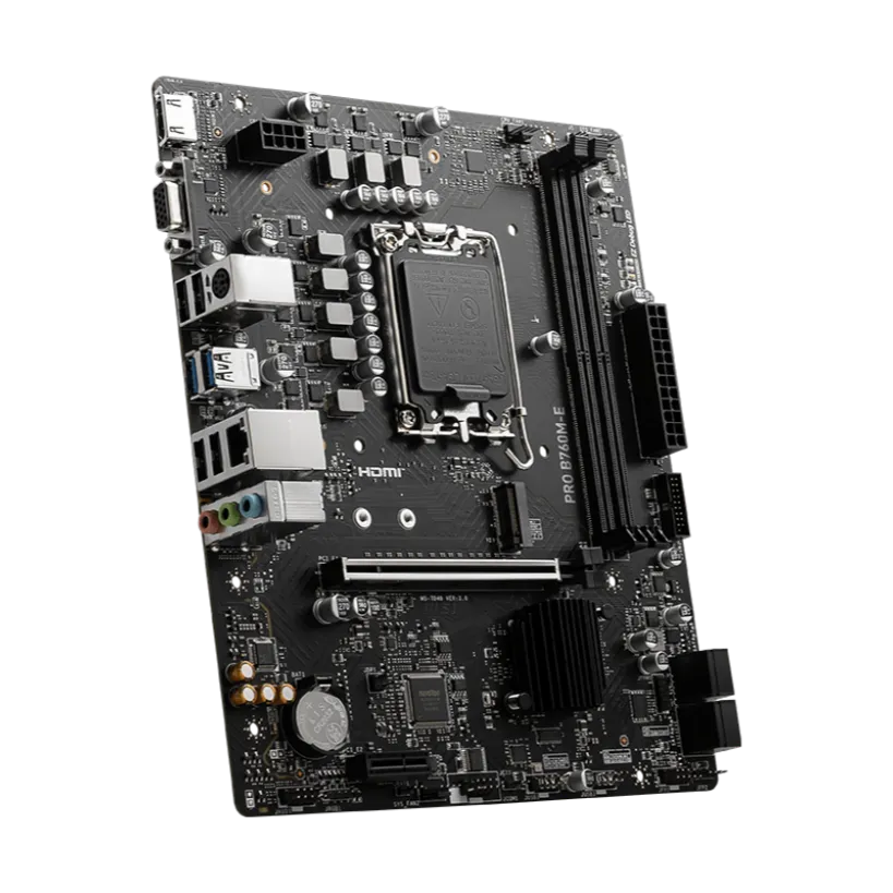 MSI PRO B760M-E DDR5,LGA 1700 mATX Motherboard