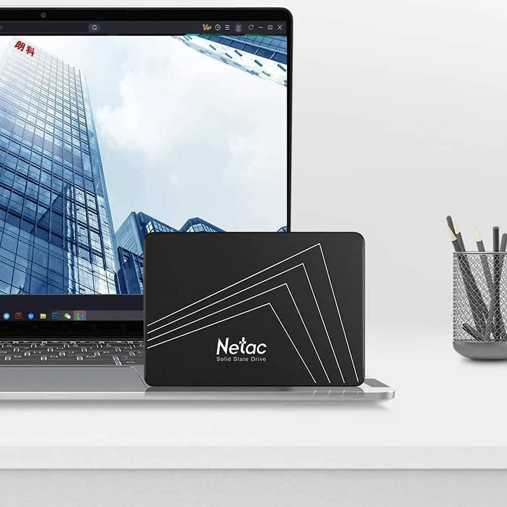 Netac 128GB SSD, 2.5" SATA III 6Gb/s, 3D NAND, Up to 530MB/s Read Speed