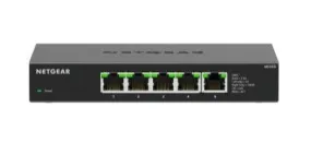 Netgear MS305 5-port Multi-Gigabit (2.5G) Ethernet Unmanaged Switch, 5 x 1G/2.5G Ports - MS305-100NAS