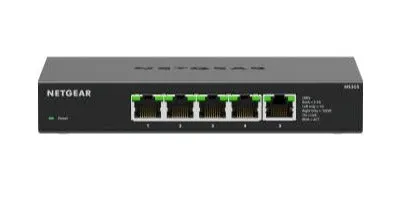 Netgear MS305 5-port Multi-Gigabit (2.5G) Ethernet Unmanaged Switch, 5 x 1G/2.5G Ports - MS305-100NAS